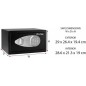 Master Lock Medium No. X041ML - pengeskab - 1 døre - grå, sort